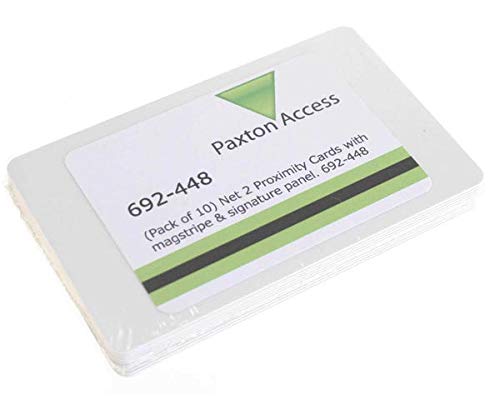 Paxton 692-448 Net2 Proximity ISO ID Cards (Pack of 10) - Magnetic Stripe & Signature Panel
