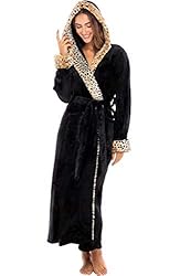 Alexander Del Rossa Women’s Robe, Warm Fleece