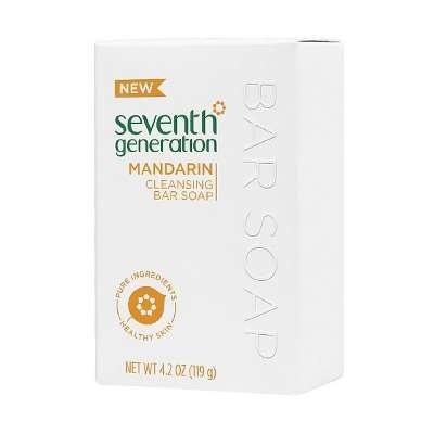 Seventh Generation Cleansing Bar Soap, Mandarin, 3 Count (pack of 2) Seventh Generation Cleansing Bar Soap, Mandarin, 3 Count (pack of 2)
