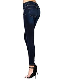 Pantalones vaqueros de color azul oscuro con diseño de mono volando