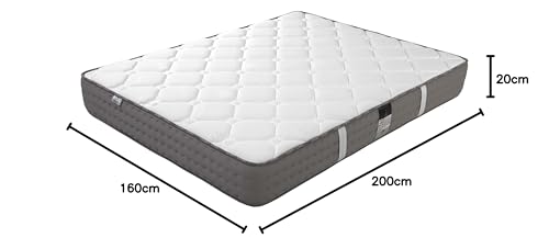 Luxury Literie | Zen Mattress 160 x 200 | Memory Foam Optimal Adaptability | HR Foam System | 10 Comfort Zones | 20 cm | All Sizes