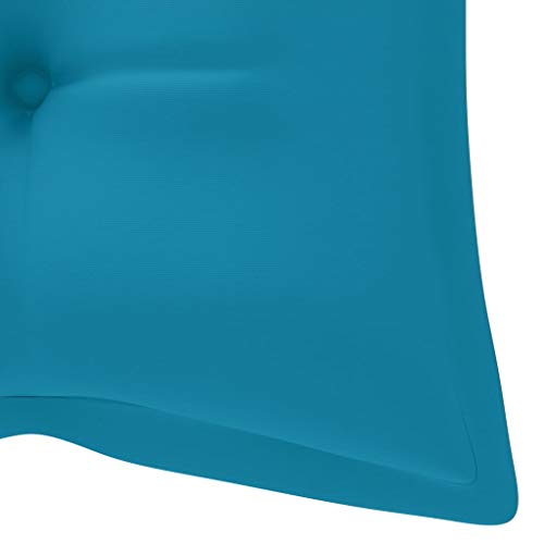 Vigleco Auflage für Hollywoodschaukel Hellblau 120 cm Stoff – Bild 6
