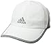 adidas Women's Superlite Relaxed Performance Cap, White/Light Heather Grey, One Size