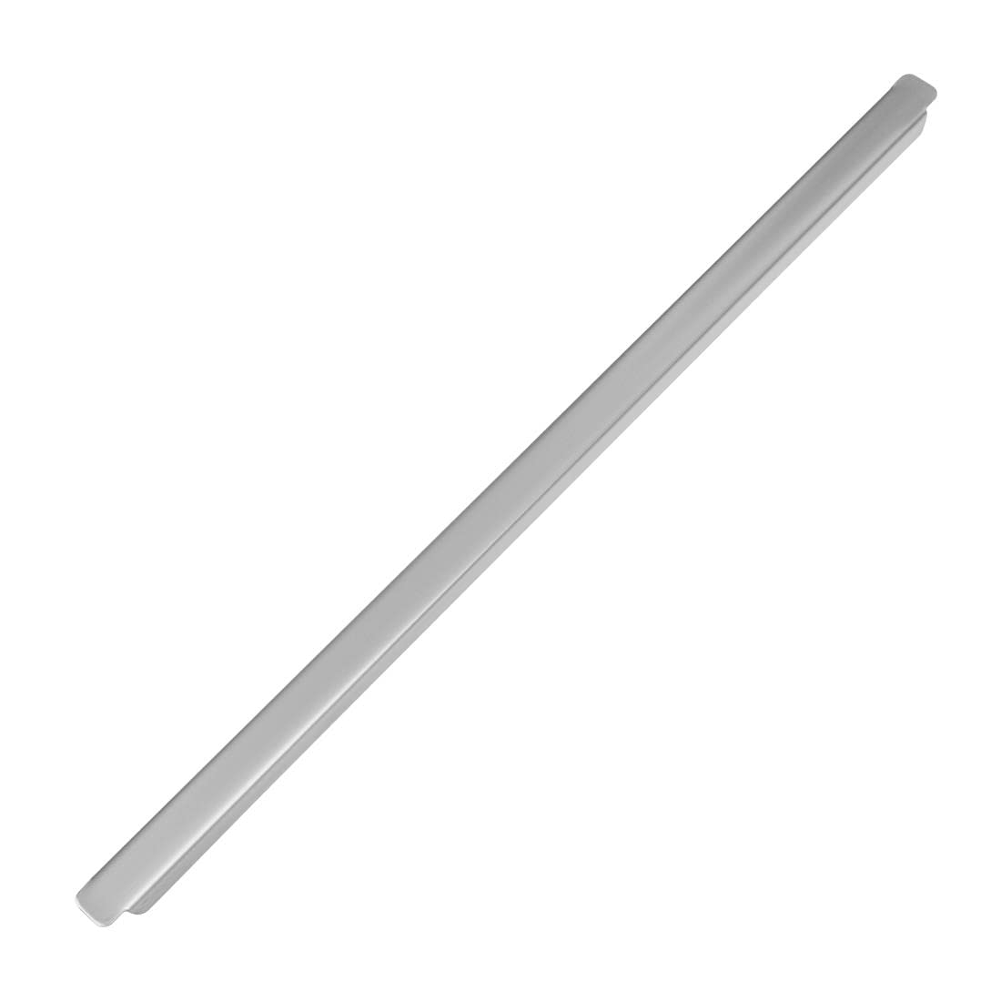 Vogue Stainless Steel Gastronorm Adaptor Bar 530 mm, Silver, GN 2/1 Double Size, Size: 530(L)x25(W)mm - Fits GN Sizes: 2/1, 1/1 & 2/4 - Adapts Displays for Various Sized Pans, K092