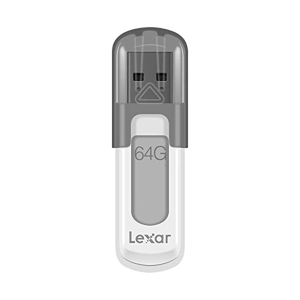 Lexar JumpDrive V100 USB-Stick (64 GB, USB 3.0), Grau (LJDV100-64GABNL)