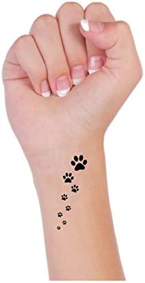 Chien Chienne Dog Collection De Tatouages Temporaires Temporary Tattoos Collection Tatouage Empreintes De Patte C2 Paw Prints Tattoo Amazon Fr Beaute Et Parfum