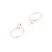 Gudukt Double Link Earrings Simple Double Circle Ring Drop Earrings Double Ring Dangle Earrings for Women