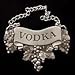 Lindsay Claire Vodka Embossed Pewter Liquor Bottle or Decanter Label