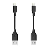 [2 Pack] Anker Powerline Lightning Cable (4 inch) Apple MFi Certified - Lightning Cables for iPhone Xs/XS Max/XR/X / 8/8 Plus / 7/7 Plus, iPad Mini / 4/3 / 2, iPad Pro Air 2