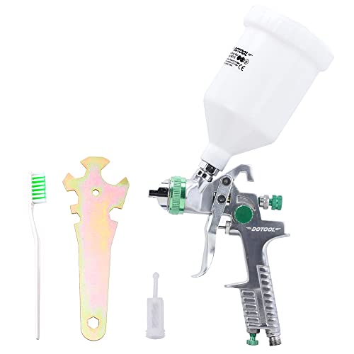 DOTOOL HVLP Spray Gun 2.0mm Fluid Tip High Pressure 3600 PSI Automotive