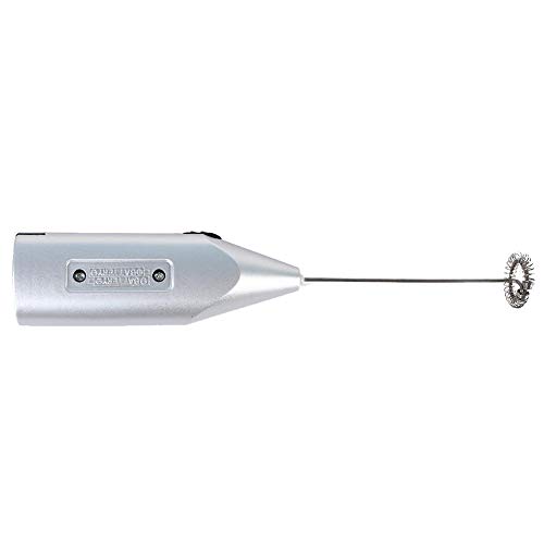 Egg Beater for Cooking, Kitchen Handheld Milk Frother, Immersion Hand Blender Electric Coffee Mixer Perfect for Frappe, Matcha, Chocolate, Milk Whisk Beater Blender with Brushed Stainless Steel Blades