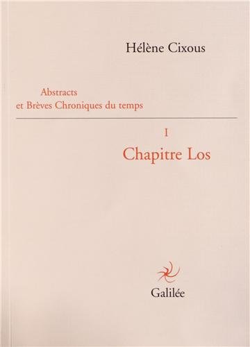 Abstracts et brèves chroniques du temps