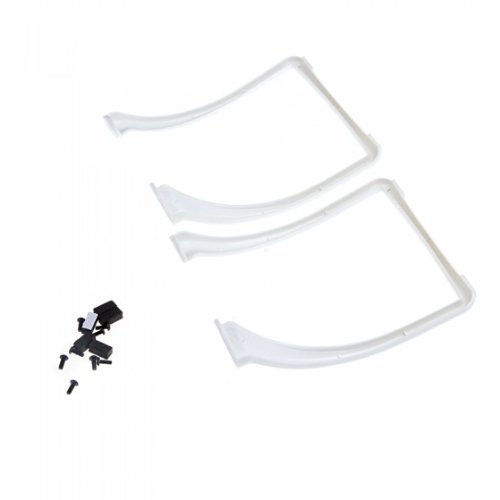 SummitLink Tall Landing Gear for DJI Phantom 1 2 Vision Wide and High Ground Clearance White