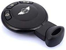Pinalloy Smart Key Fob Ring Rim Trim Cover for Mini Bimmer R55 R56 R57 R58 R59 R60 R61 (Black)
