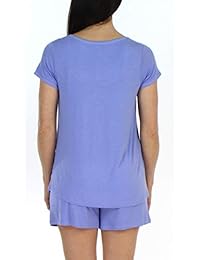 bSoft - Pijama de mujer de manga corta y pantalones cortos de bambú