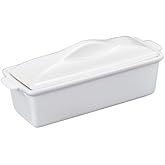 EBM Ceramic White Terrine, Large