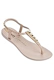 Ipanema Women's Premium Lenny Rocker Flat Sandal, Beige, 9 M US