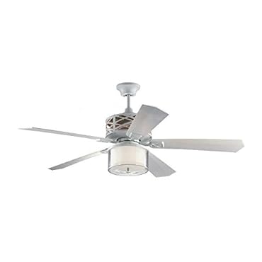 Monte Carlo 5ppr54rzw Piper Ceiling Fan 52 Rubberized White
