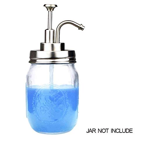 Run Snail Diy Rust Proof Mason Jar Stainless Lotion Pump Soap