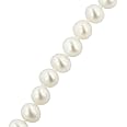 Adabele 1 Strand Real Natural AAA Grade Round White Cultured Freshwater Pearl Loose Beads 7-8mm for Jewelry Making 14 inch FPA-78