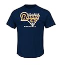NFL St. Louis Rams Men's UP4 Tee, Navy, Medium