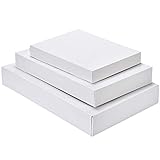 White Christmas Gift Boxes Apparel Wrapping 12 Pack Assortment Great for All Occasions; Holiday and Special Occasions, Assorted 2 Robe Gift Boxes, 6 Shirt Gift Boxes and 4 Lingerie Gift Boxes