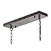 Jojospring Antique 6-light Rectangular Droplets Chandelier