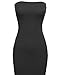 Made by Emma Women's Sexy Tube Top Body-Con Midi Dress in