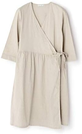 Amazon Co Jp アフタヌーンティー Afternoon Tea カシュクールワンピース ワンピース リネン 上着 羽織にも M ホビー