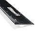 Alumicolor AlumiCutter Aluminum Steel Straight Edge for Office, School, Engineering and Framing, Black