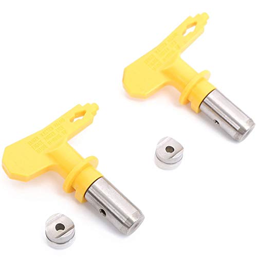 Nrpfell Mayitr Professional Airless Paint Spray Extension Pole Double Nozzle Head+Tips Guard Powerful Painting Tool New