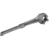 Duda Energy dwrench Aluminum Drum Wrench for Opening 10 gal, 15 gal, 20 gal, 30 gal and 55 gal Barrels Standard, 2" Bung Racing Fuel Methanol, 2"