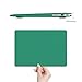 IBENZER Compatible with Old Version MacBook Air 13 Inch Case (2010-2017 Release). Models: A1466 / A1369, Plastic Hard Shell Case with Keyboard Cover for Mac Air 13, Peacock Green, A13LMGN+1
