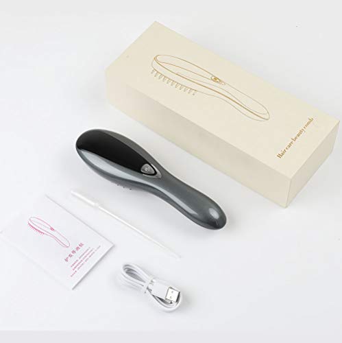 Handheld Hair Massager,Hair care liquid guiding comb Electric Mini Scalp Massager,Head Massager– Hand Held Rechargeable Scratch Massager for Head Relax, Stress Release Tool (Black)