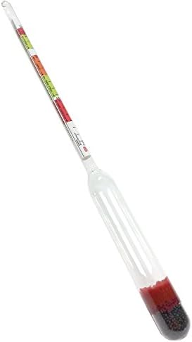 Triple Scale Hydrometer ABV Testing For Home Beer Brewing and Wine Fermentation Kit Making Equipment