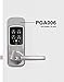 Lockly Secure Pro Wi-Fi Smart Door Lock, Keyless Entry with PIN Genie® Digital Keypad, 3D Biometric Fingerprint Sensor Front Door Lock with Handle, Voice Control & Auto Lock - Latch Edition