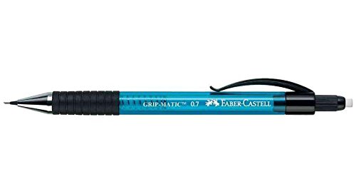 Faber-Castell Grip-Matic 1377 0.7mm Mechanical Pencil - Blue (Box of 10)