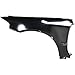 Evan Fischer Front Fender Compatible with 1992-1995 Honda Civic with Molding Holes Coupe/Hatchback Passenger Side