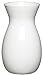 Floral Supply Online - White Home Decor Vase and Flower Guide Booklet - Decorative Glass Flower Vase for Floral Arrangements, Weddings, Parties, and Office Decor.