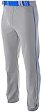 A4 Youth Pro Style Piped Baggy Baseball Pants