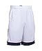 Under Armour Men's Baseline Basketball Shorts, White/Midnight Navy, Medium