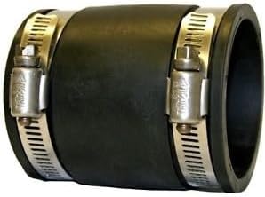 Swell UK Rubber Straight Connector 3 Inch for Pond Pipework Fitting