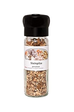 Steinpilz Pilzmühle - Das perfekte Gewürz für Ihre Gerichte - getrocknete Pilze zum Würzen und Verfeinern