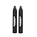 Professional Hair Chalk Temporary Hair Dye Non-toxic Hair Color Crayon Cover White Hair Color Patch (2packs-dark Brown-dark Brown)