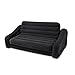 Intex Inflatable Corner Couch Sectional + Queen Size Pull-Out Futon Sofa Bed