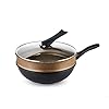 Haufson-30cm-Die-Cast-Wok-with-Steamer-Induction-Cookware-Natural-PFOA-Free-Non-Stick-Stir-Fry-Pan-Black Haufson 30cm Die cast Wok with Standable Lid | Works with All Major Hobs | Natural PFOA Free Non-Stick Stirfry Pan…