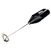 Electric Milk Frother Handheld By Danslesbls Nespresso Milk Frother Milk Wand Mixer Frother for Latte Coffee Hot Milk (Black)