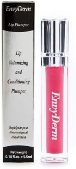 Envyderm Lip Volumizing and Conditioning Plumper Amour, Pearly Vibrant Rosey Pink 0.185 oz (5.5ml)