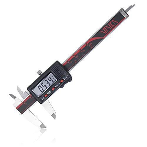 VINCA DCLA0405 04 Inch/100mm Electronic Digital Vernier Micrometer Caliper Inch/Millimeter