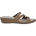 crocs Women's Patricia Mini Wedge, Khaki/Pearl, 8 M US